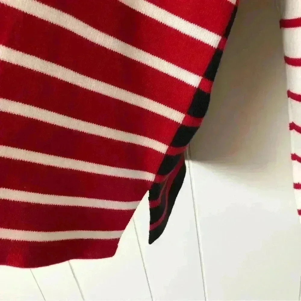 CAbi Striped Cotton Top Sweater Size S - Picture 10 of 10